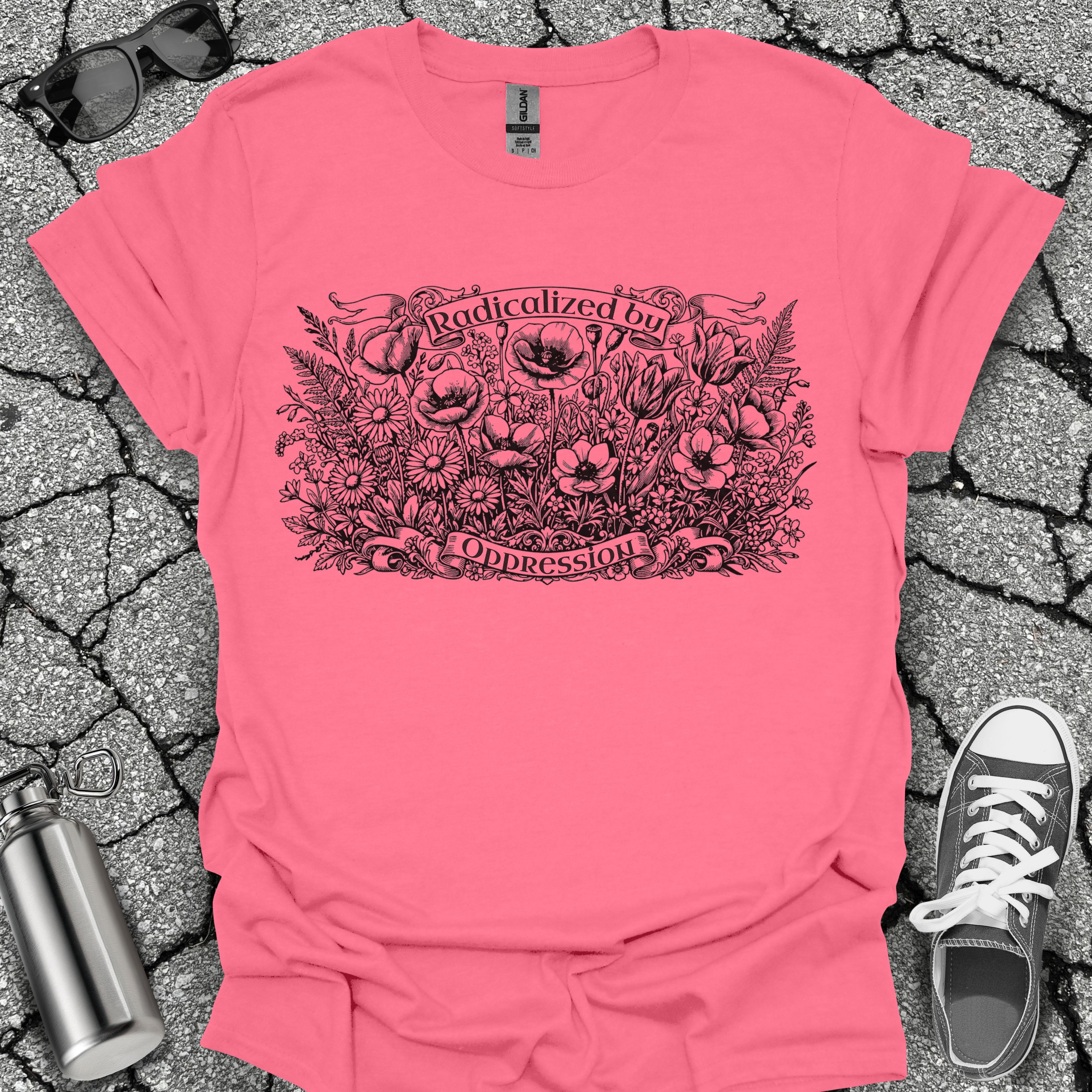 Radicalized Feminist Floral Tee