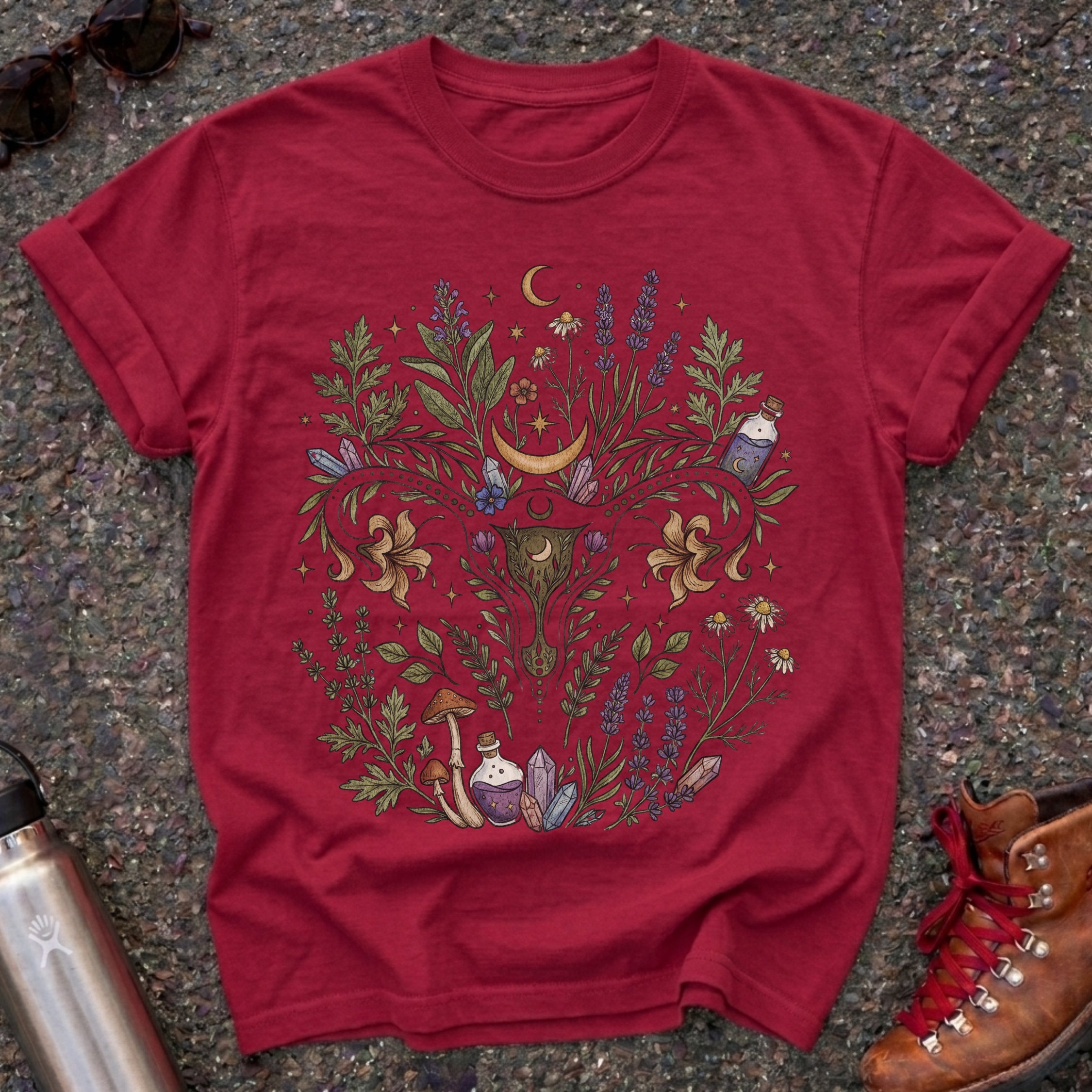 Sacred Apothecary Green Witch Tshirt