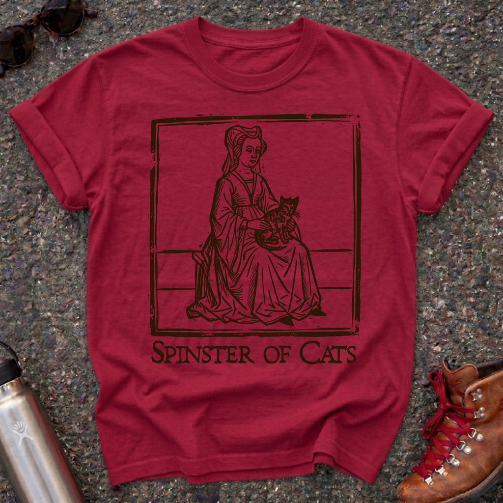 Medieval Cat Lady Spinster of Cats Shirt,
