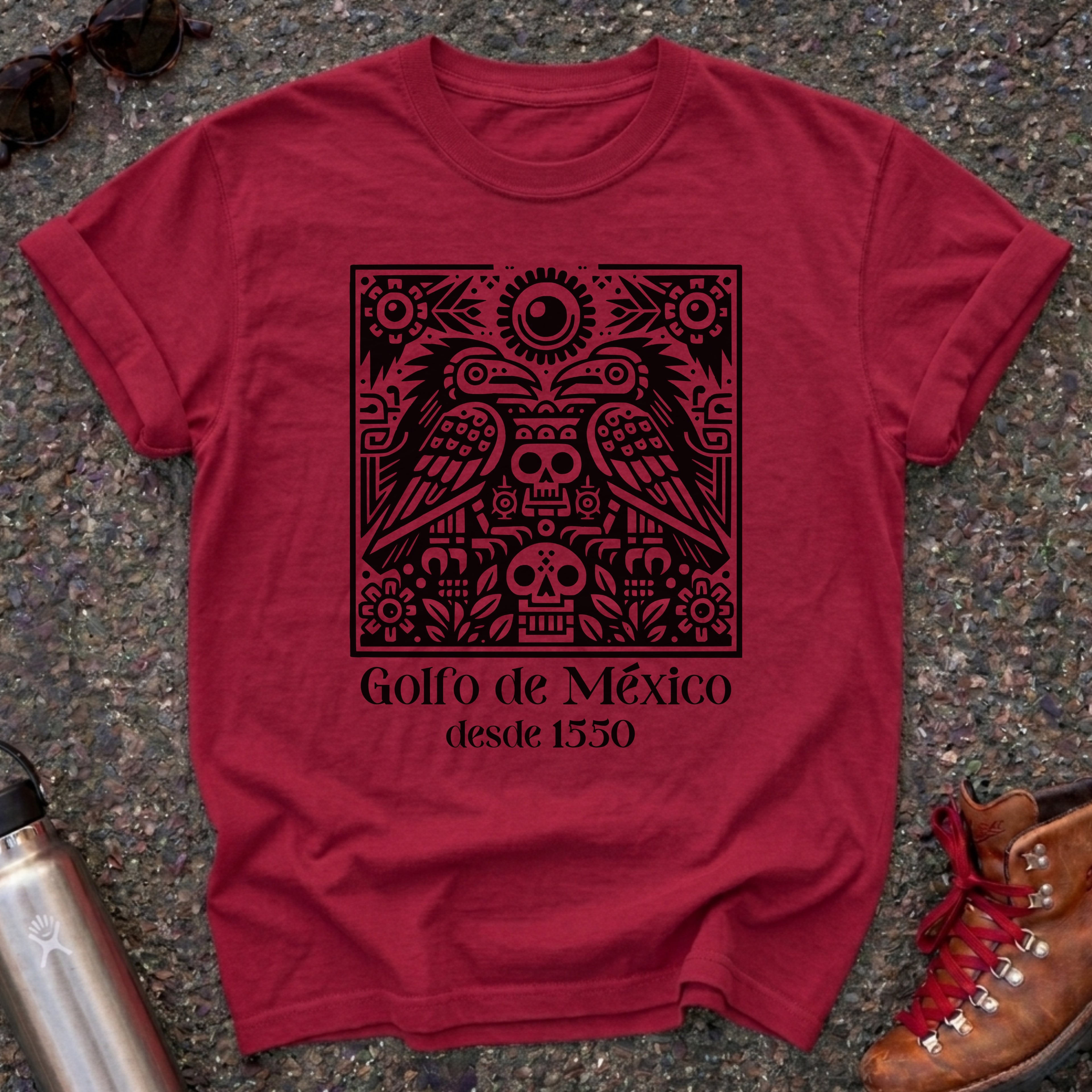 Gulf of Mexico Aztec Crows Shirt