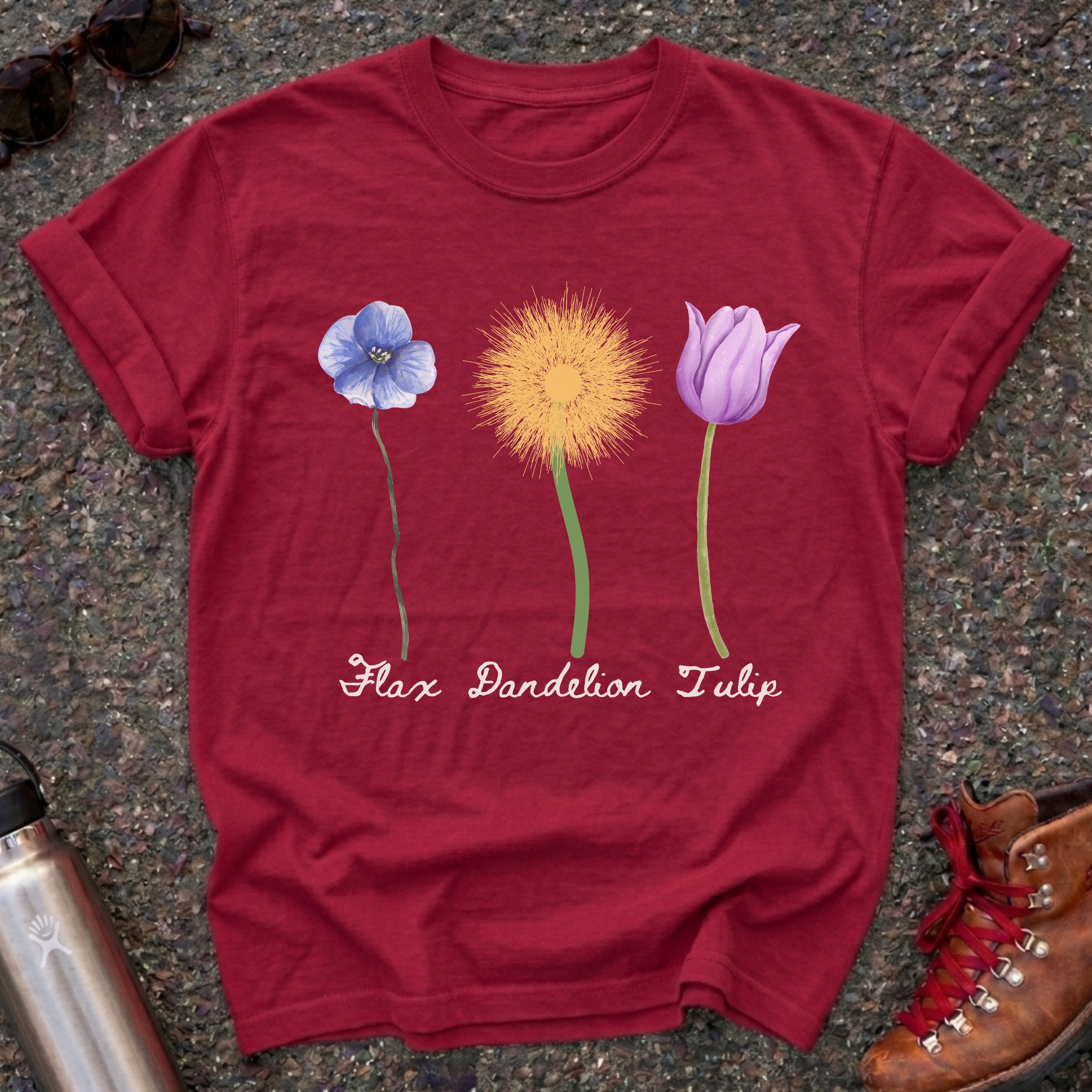 Flax Dandelion Tulip Anti-Trump Shirt