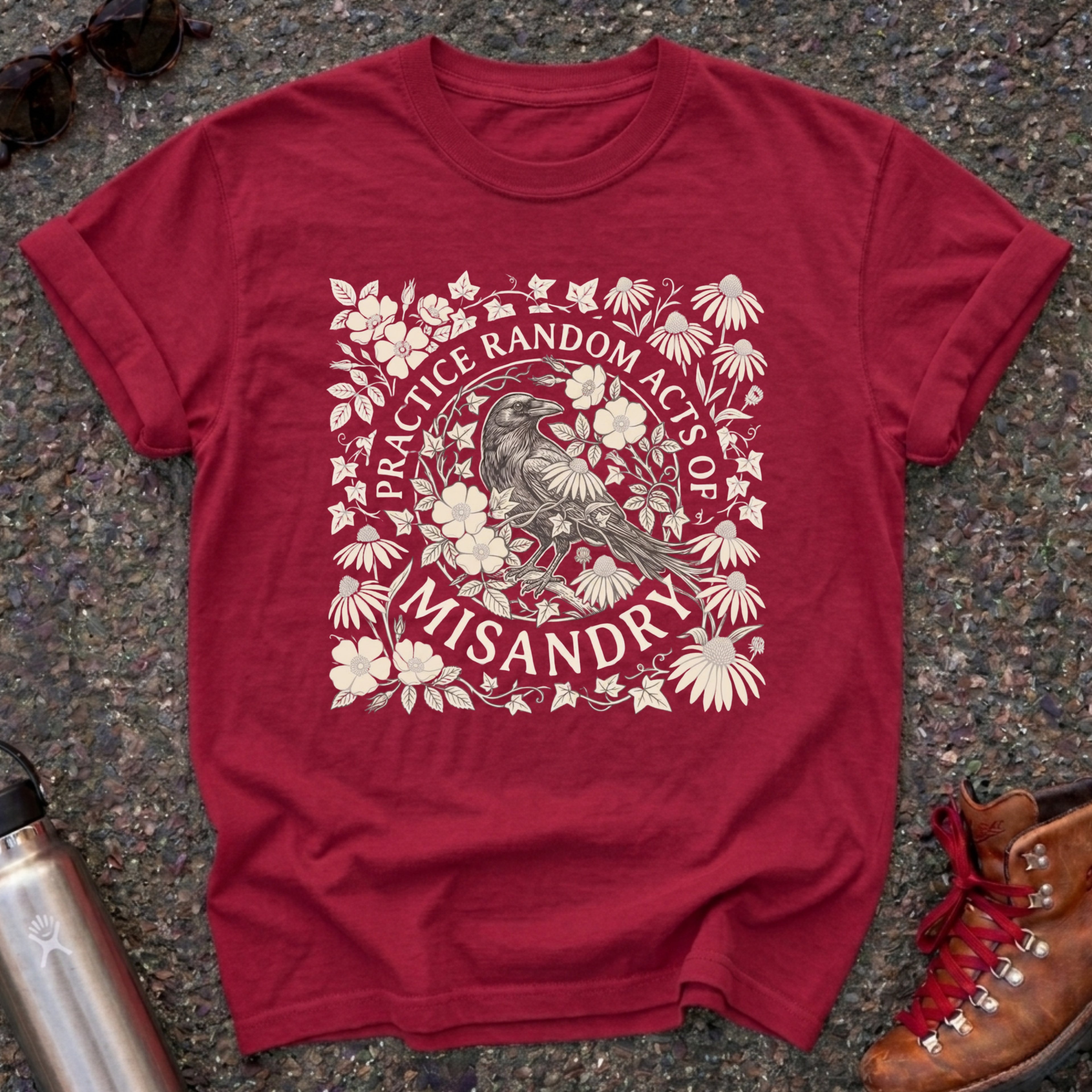 Feminist Crow Misandry Shirt