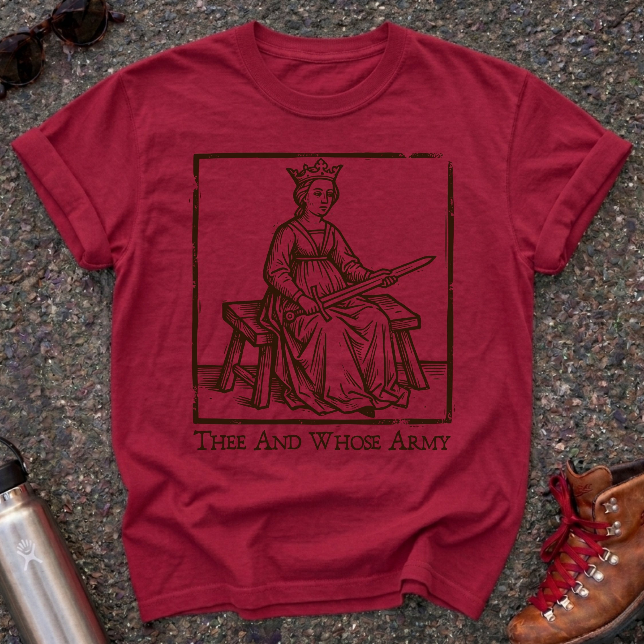 Funny Medieval Queen Feminist Shirt