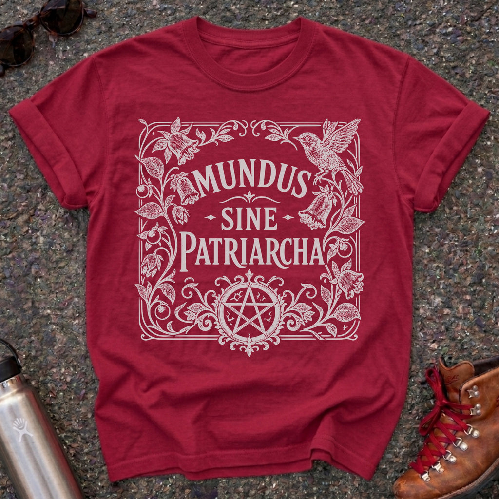 Feminist Mundus Sine Patriarcha Pentacle Shirt