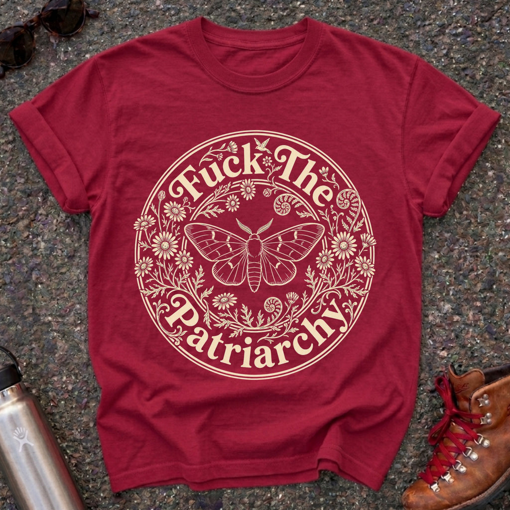 Feminist Moth Botanical Tshirt