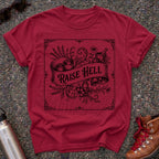 Vintage Apothecary Raise Hell Feminist T Shirt