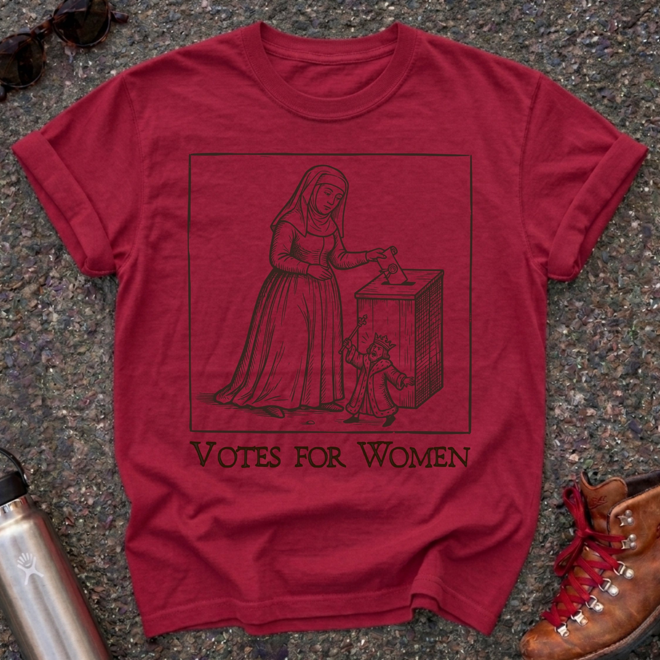Votes For Women Medieval Feminist Tshirt