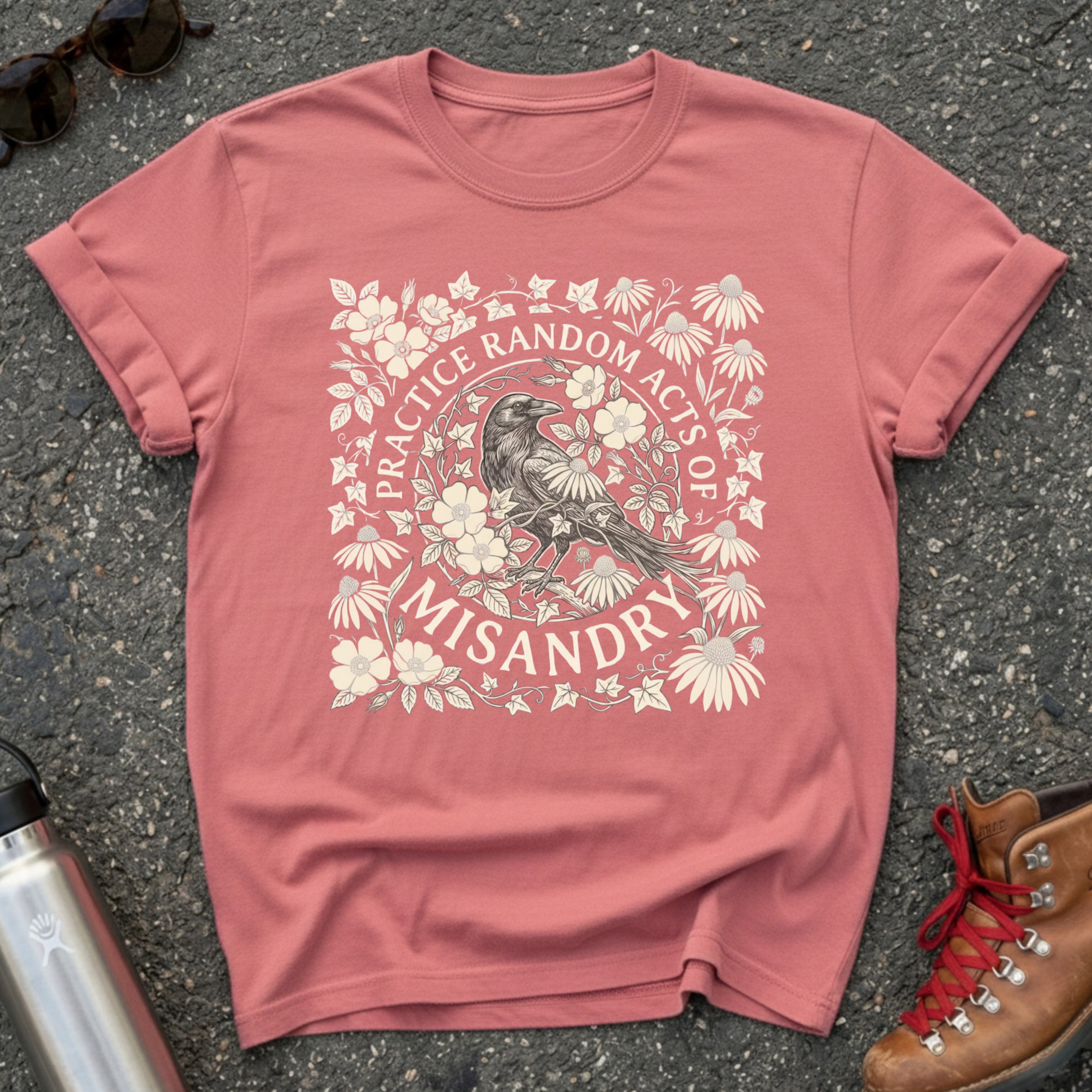 Feminist Crow Misandry Shirt