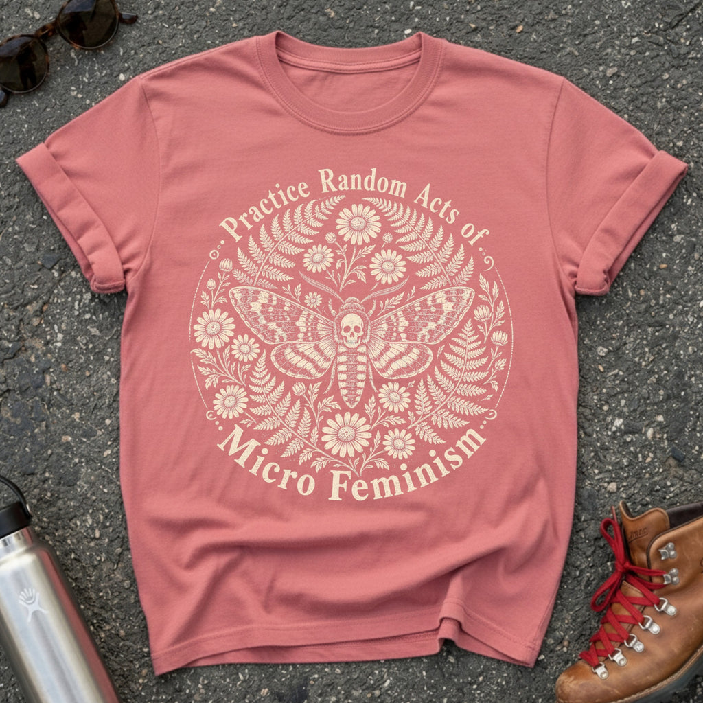 Feminist Death Head Moth Shirt