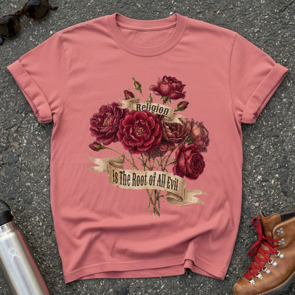 Rose Bouquet Atheist Shirt