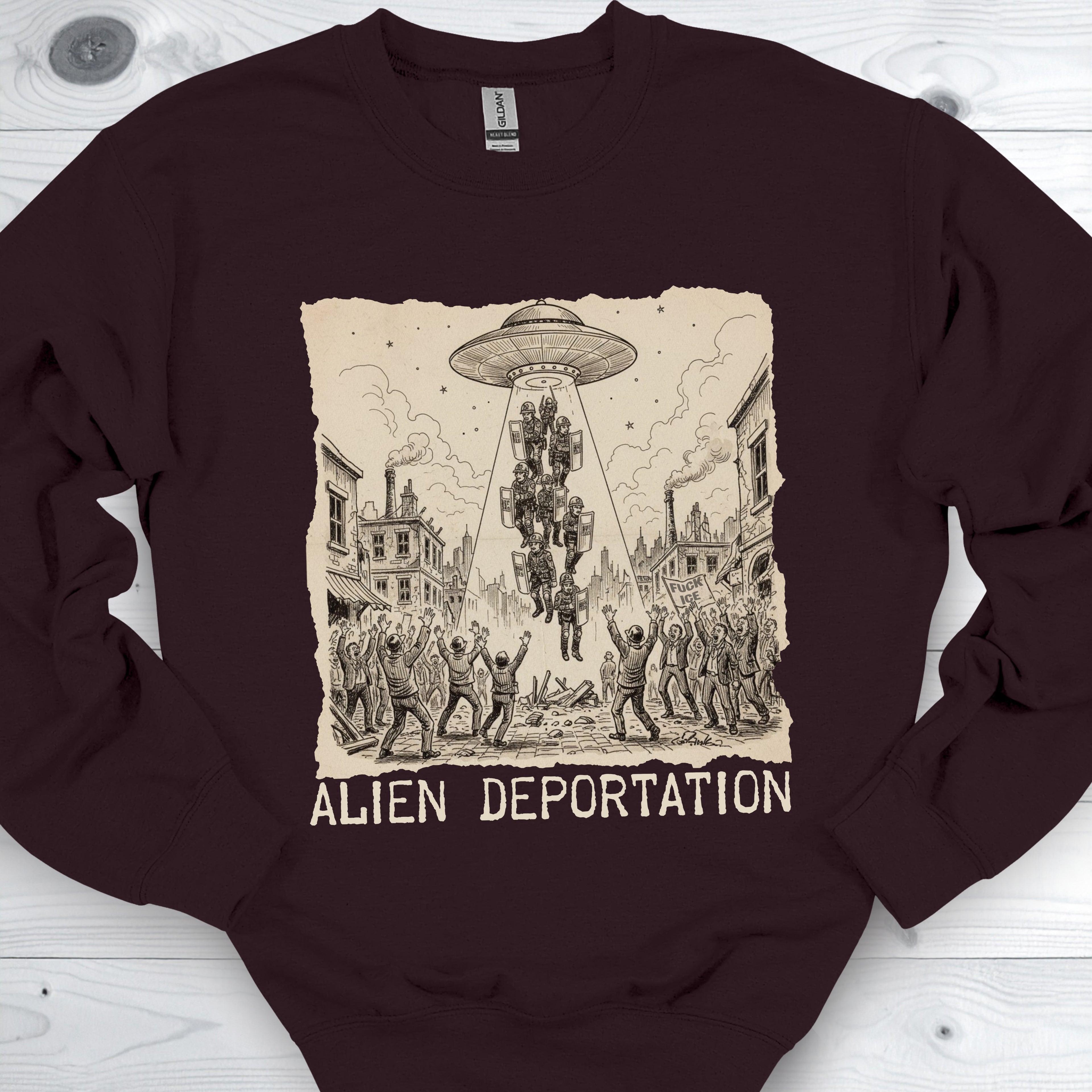 Anti Ice Alien Sweatshirt