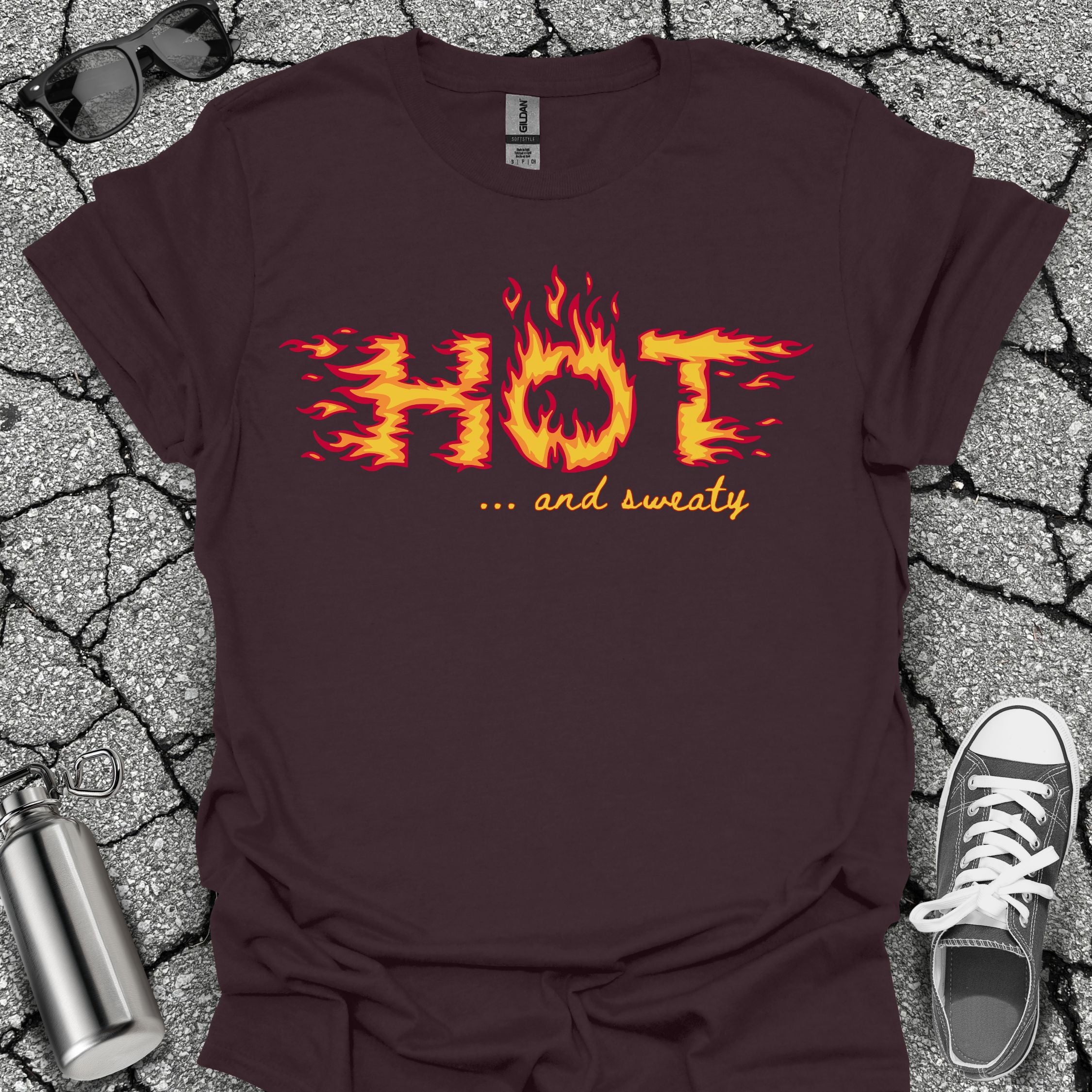 Hot and Sweaty Funny Menopause Shirt