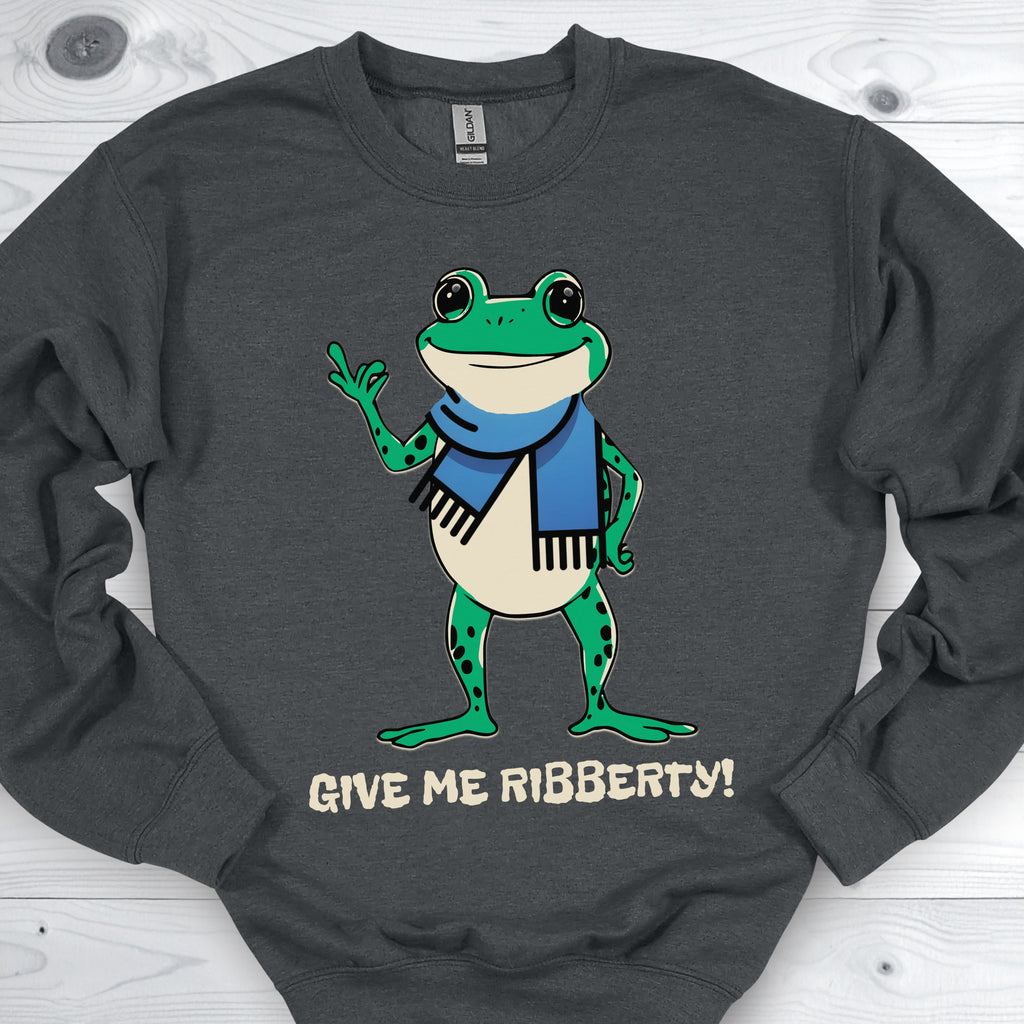Give Me Ribberty Portland Frog Protest Sweatshirt