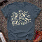 Nasty Woman Floral Feminist T-Shirt
