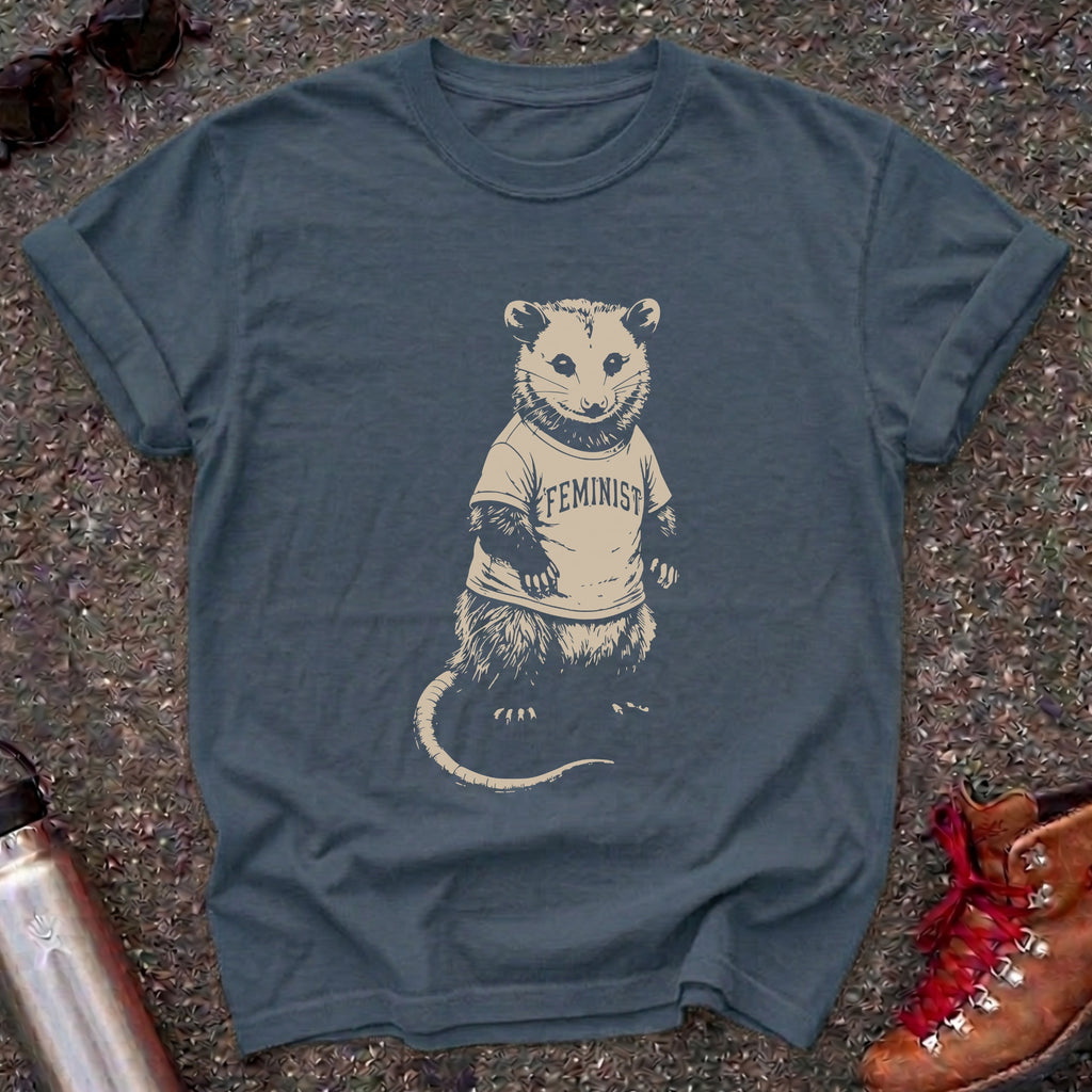 Feminist Opossum Graphic Shirt