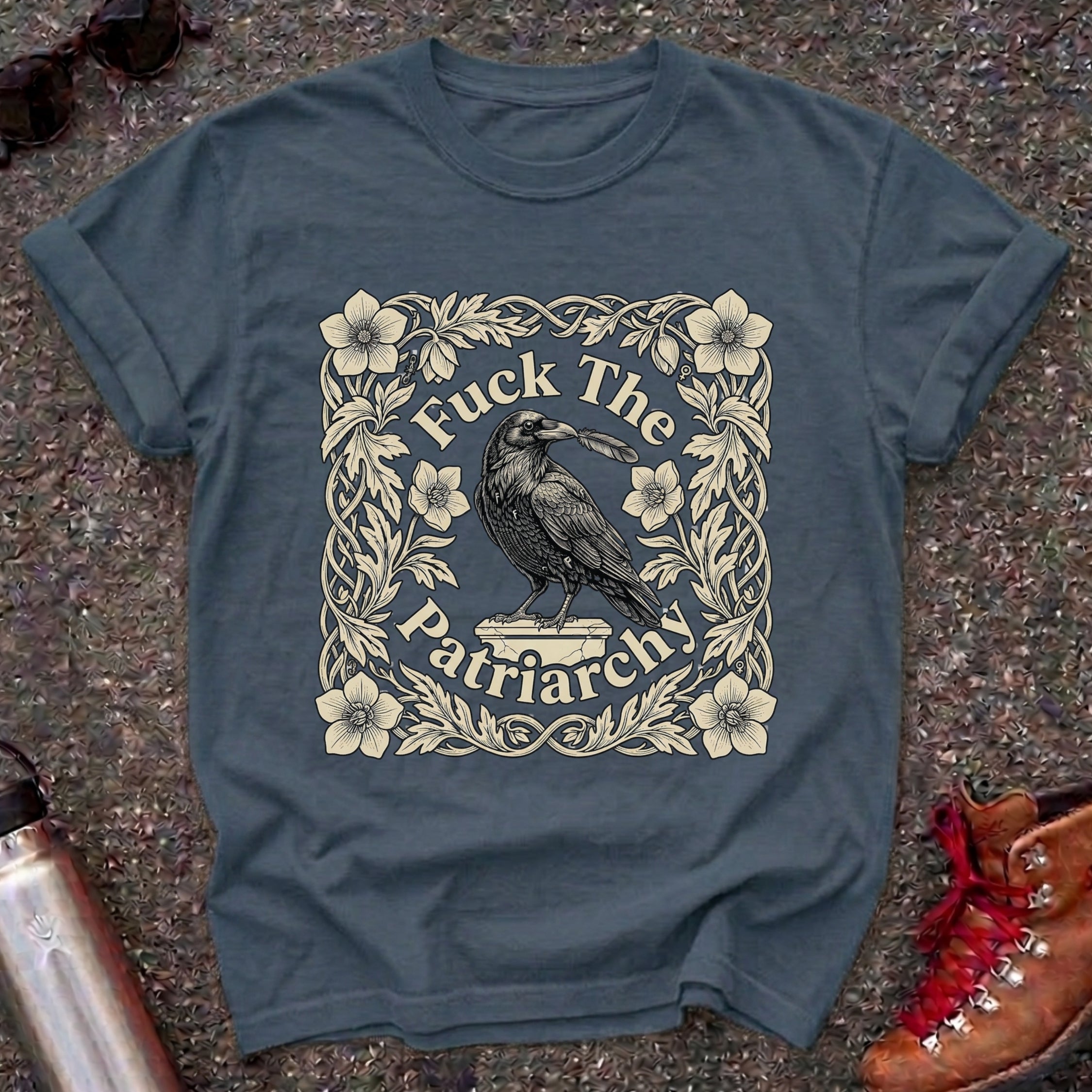 Raven Feminist Graphic Tshirt