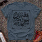 Vintage Apothecary Raise Hell Feminist T Shirt