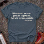 Susan B Anthony Suffragist Feminist Quote Tee