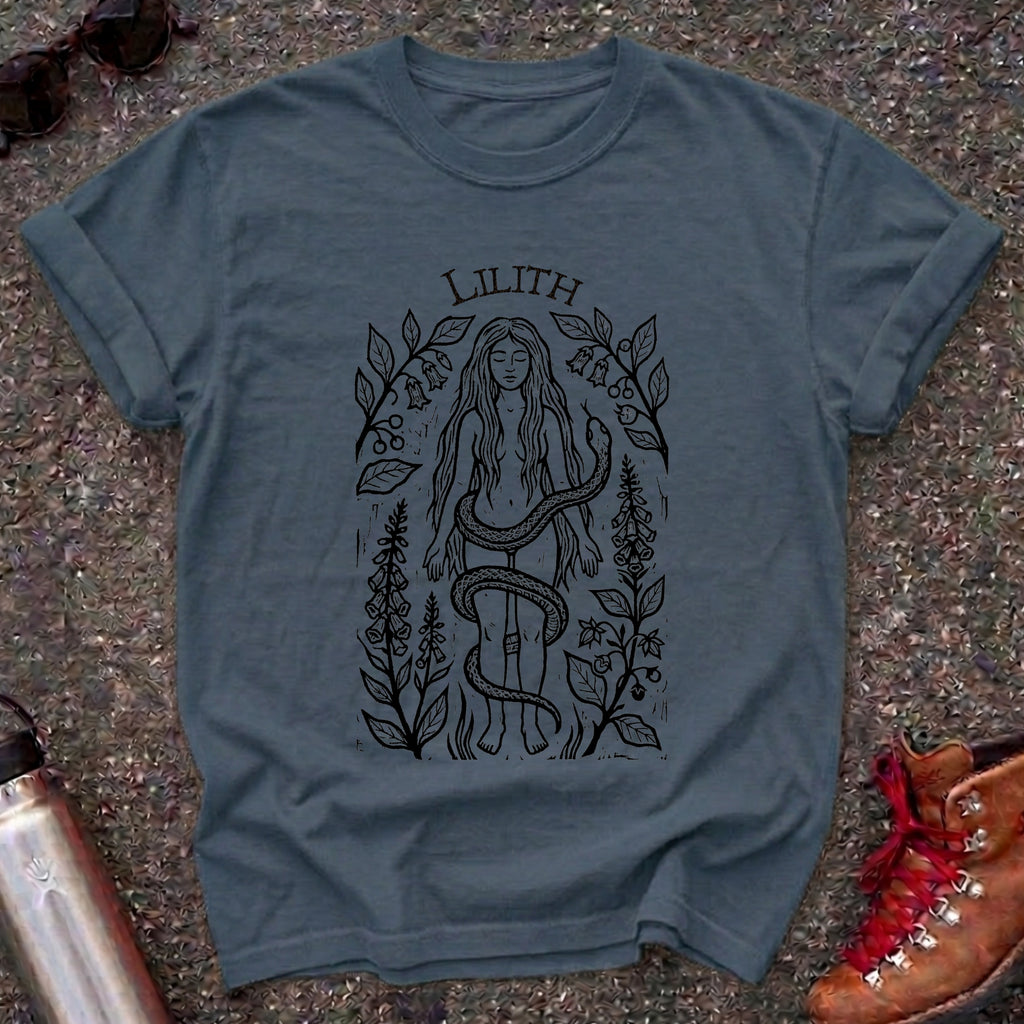 Lilith and Snake Feminist Tshirt