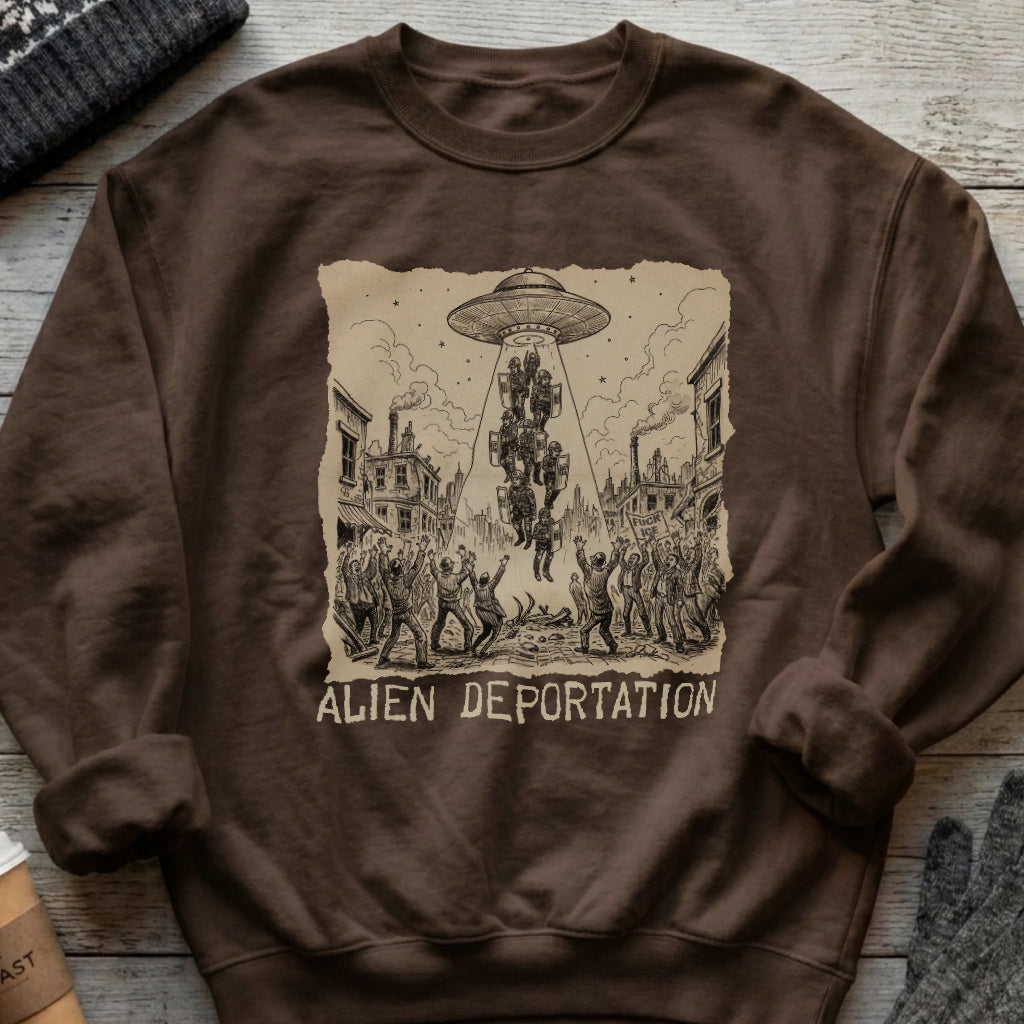 Anti ICE Alien Sweatshirt