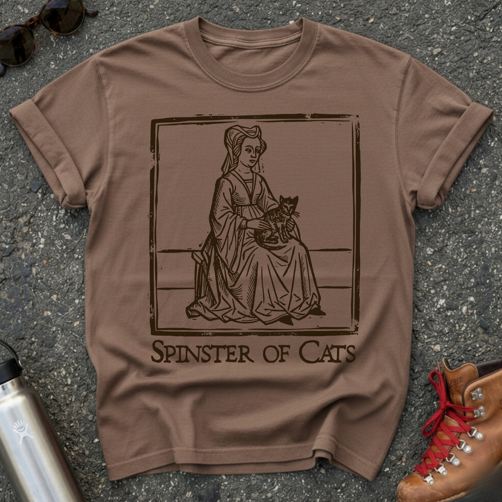 Medieval Cat Lady Spinster of Cats Shirt,