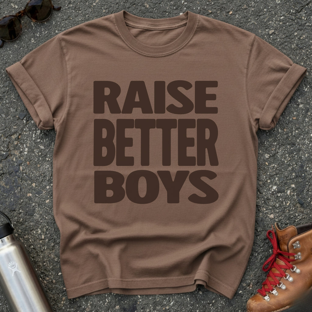 Raise Better Boys Feminist Shirt