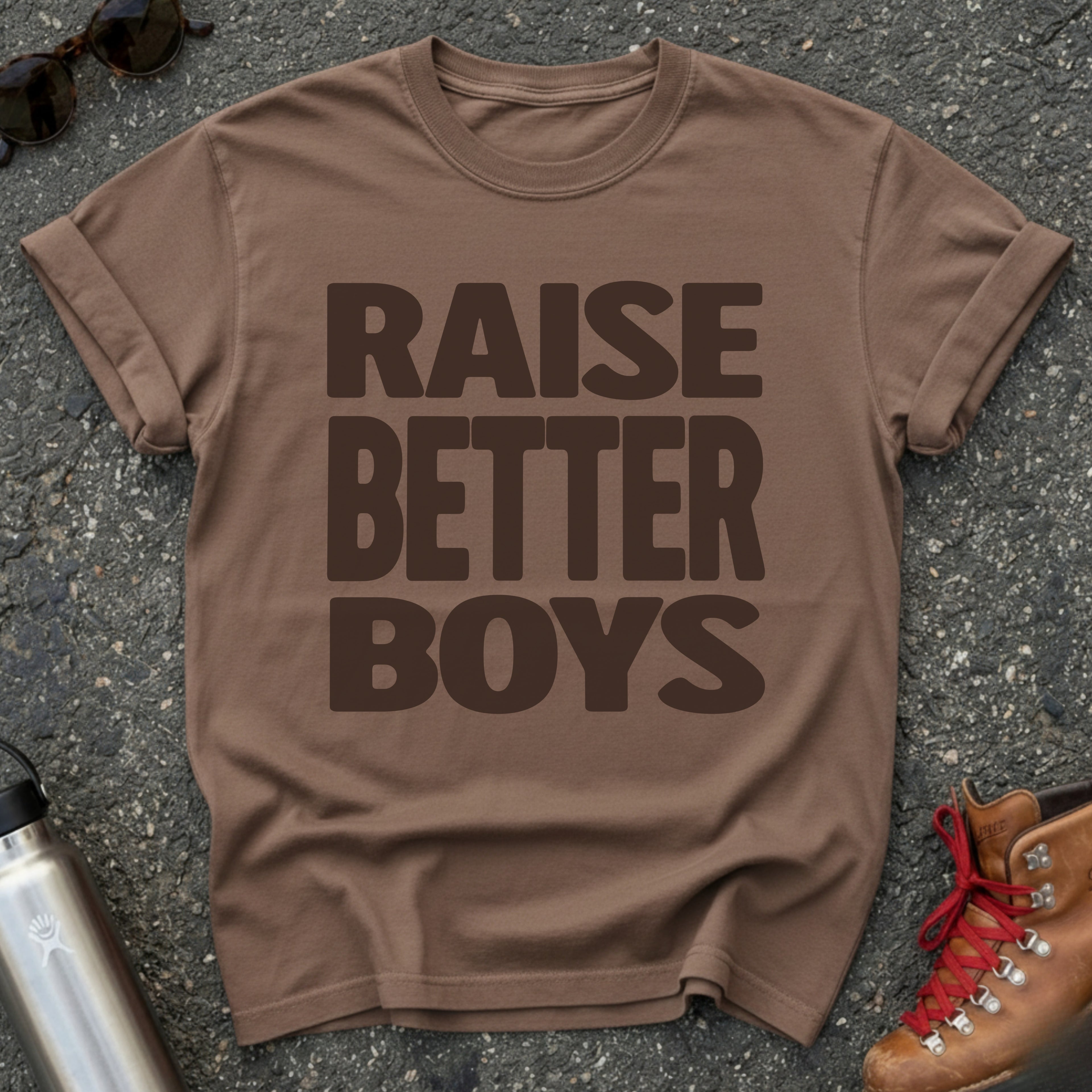 Raise Better Boys Feminist Shirt