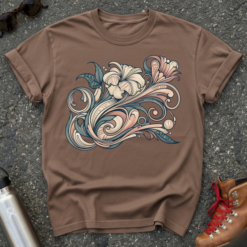 Hidden Message Botanical Protest Shirt
