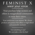 Black Cat Feminist Goth Tee