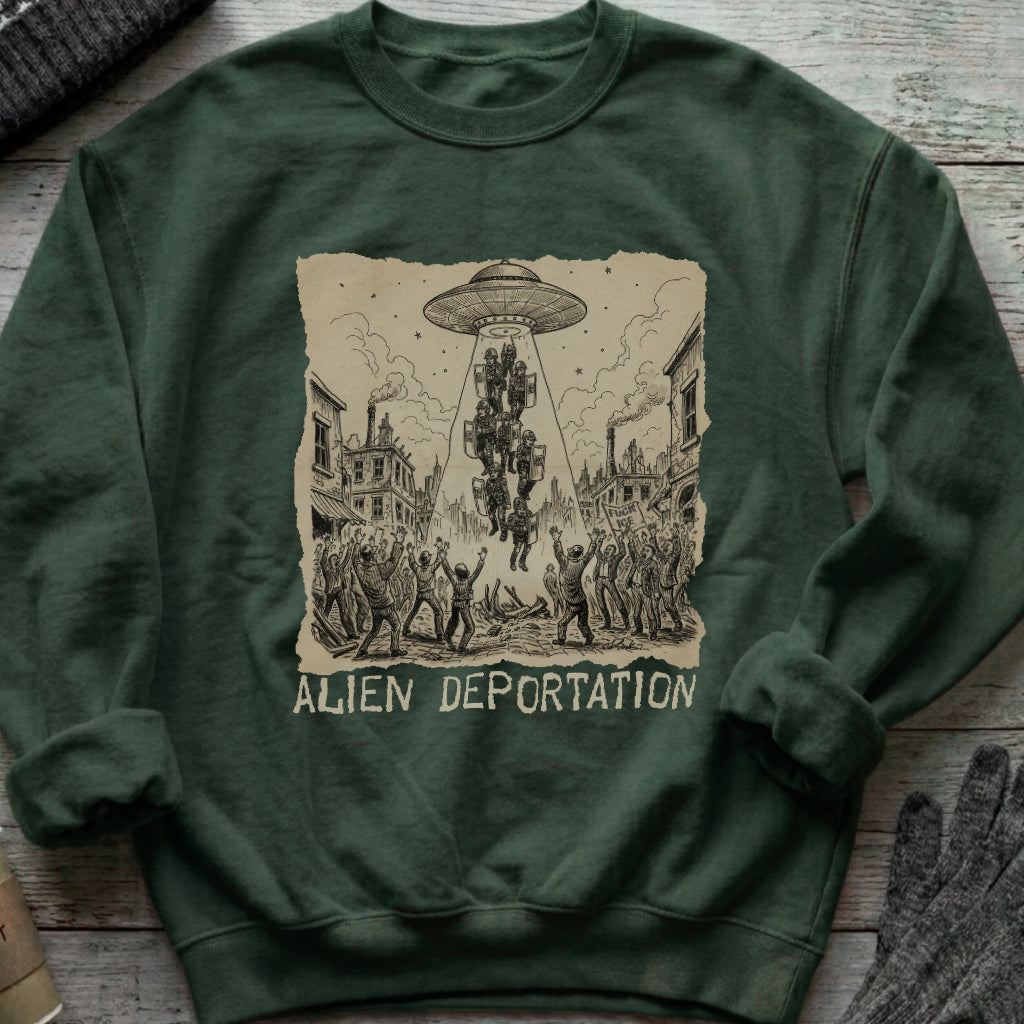 Anti ICE Alien Sweatshirt