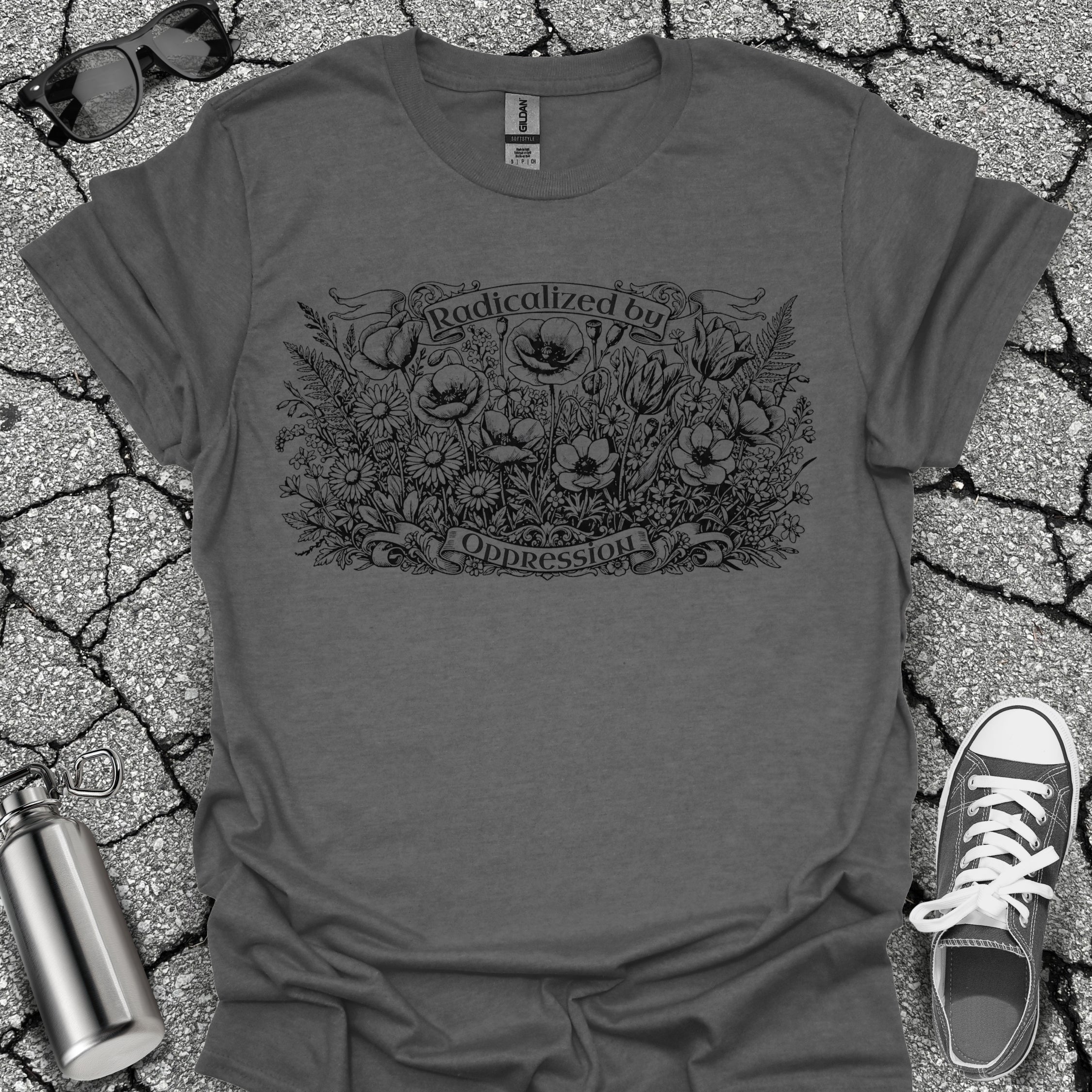 Radicalized Feminist Floral Tee