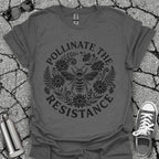 Pollinate The Resistance Bee & Wildflower Graphic T-Shirt