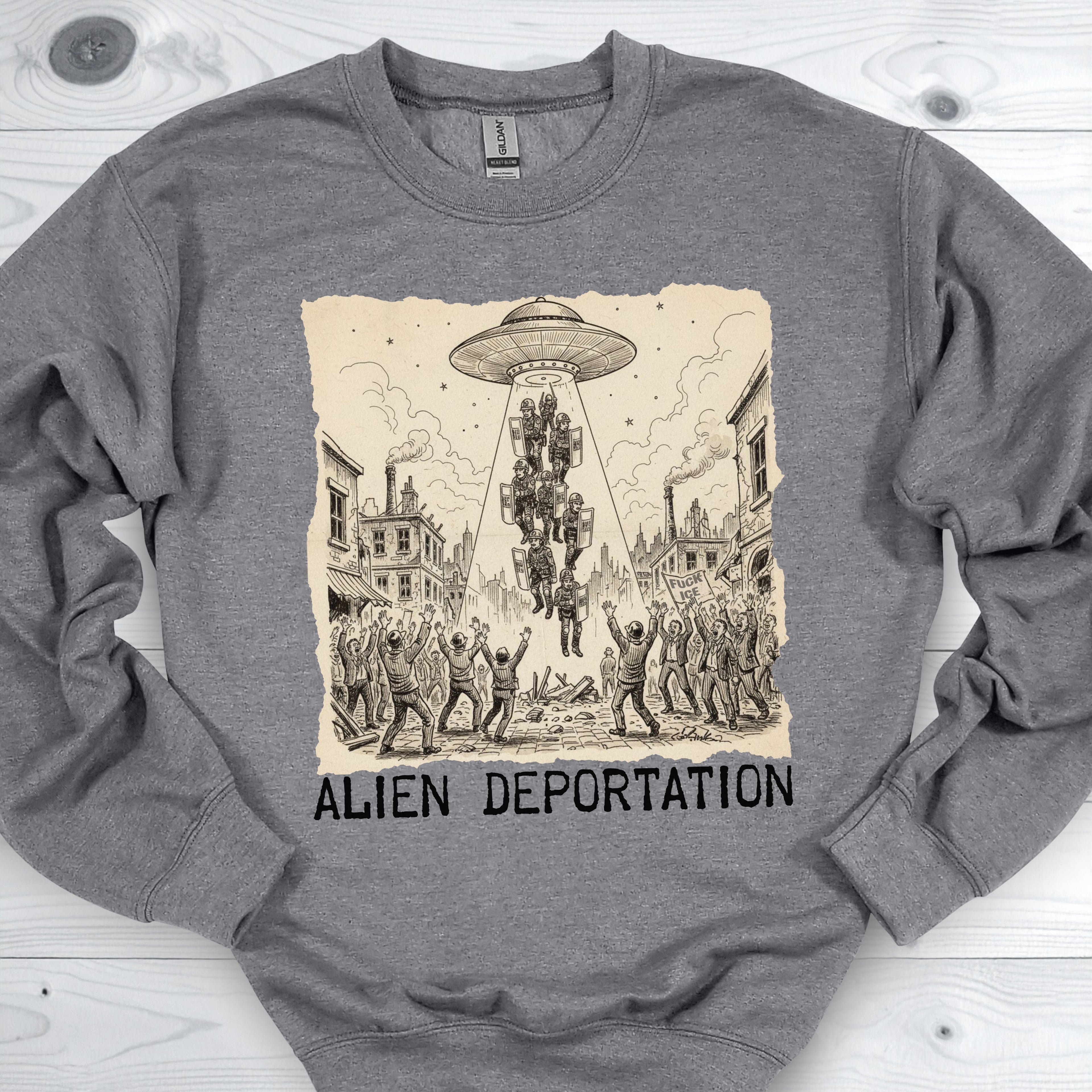 Anti Ice Alien Sweatshirt