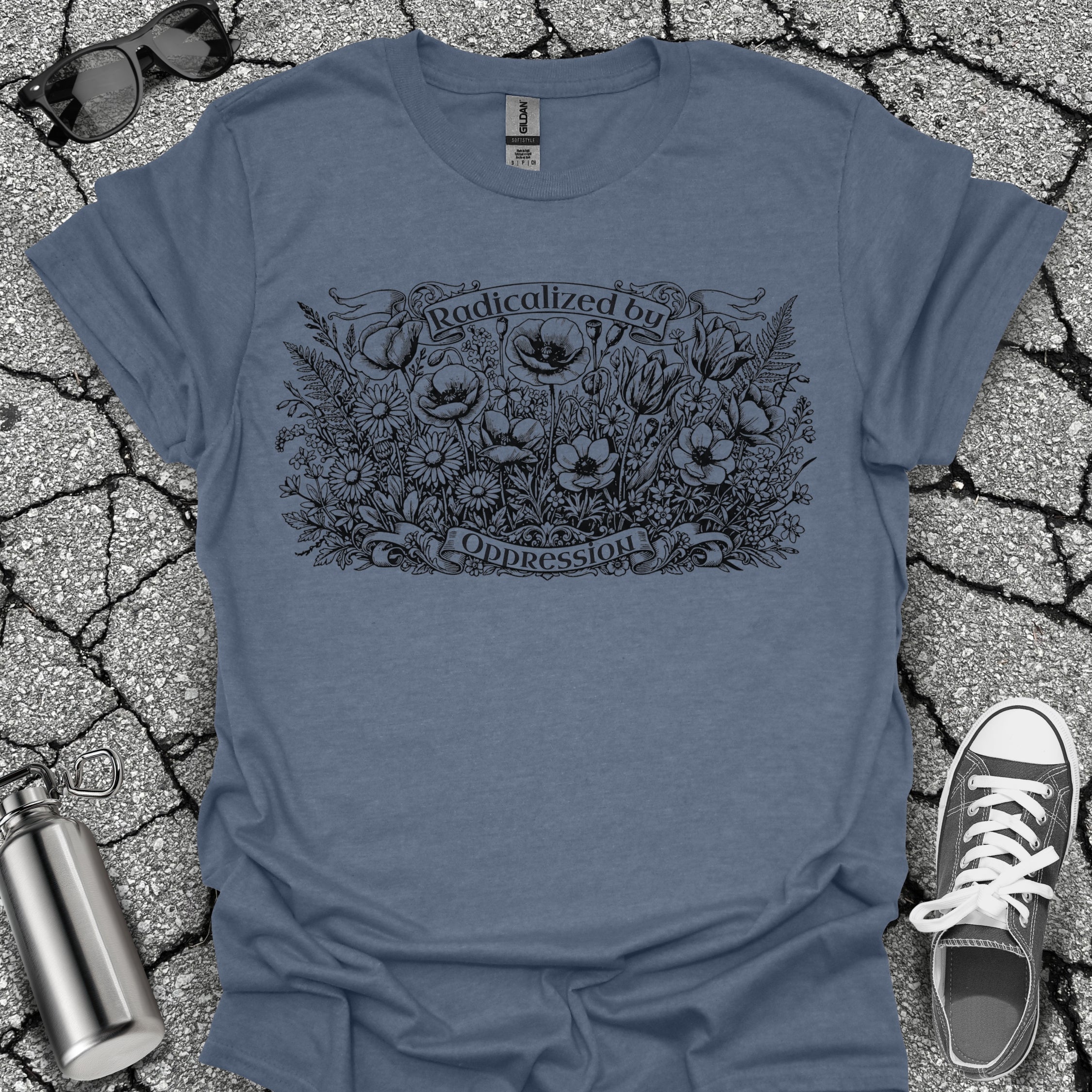 Radicalized Feminist Floral Tee