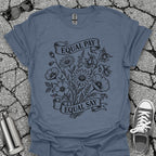 Equal Pay Say Feminist Wildflower Tshirt
