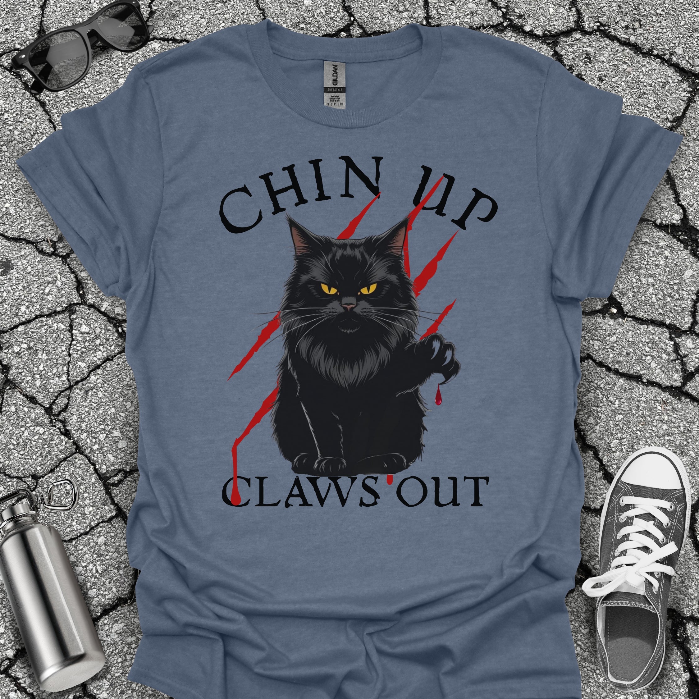 Black Cat Goth Tee
