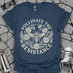 Pollinate The Resistance Bee & Wildflower Graphic T-Shirt