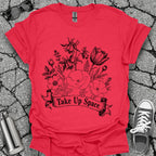 Take Up Space Floral Graphic Tee