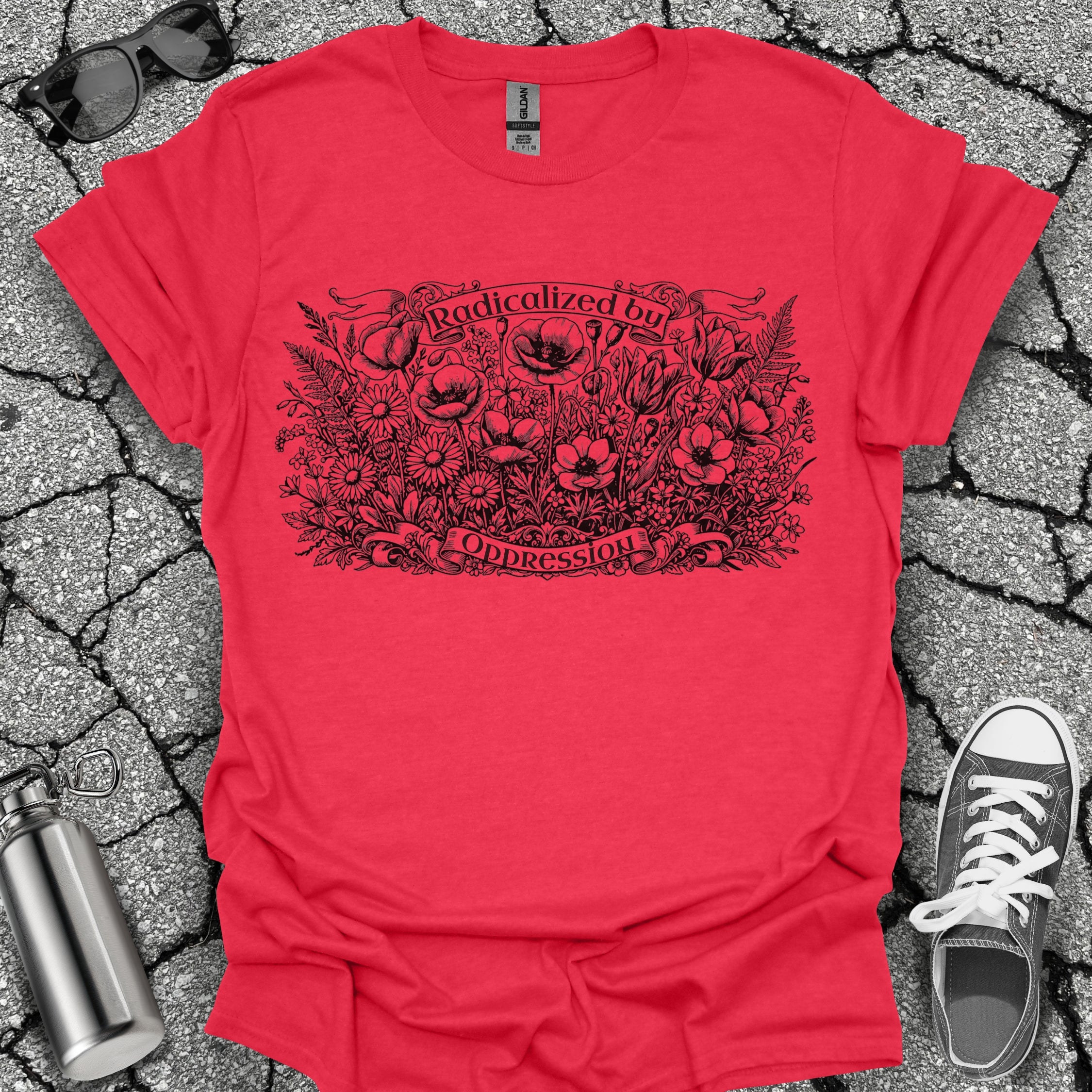 Radicalized Feminist Floral Tee