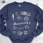 Nantifa Democracy Doodle Sweatshirt