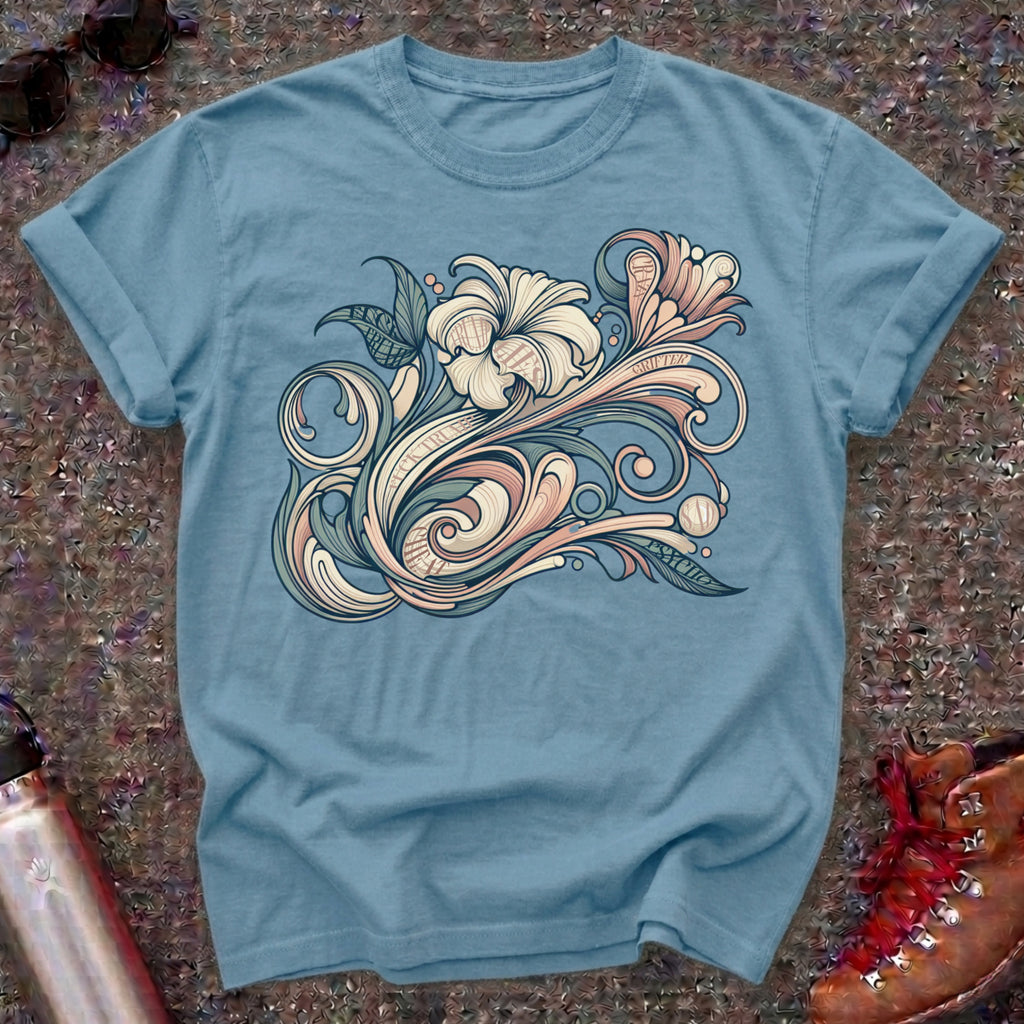 Hidden Message Botanical Protest Shirt