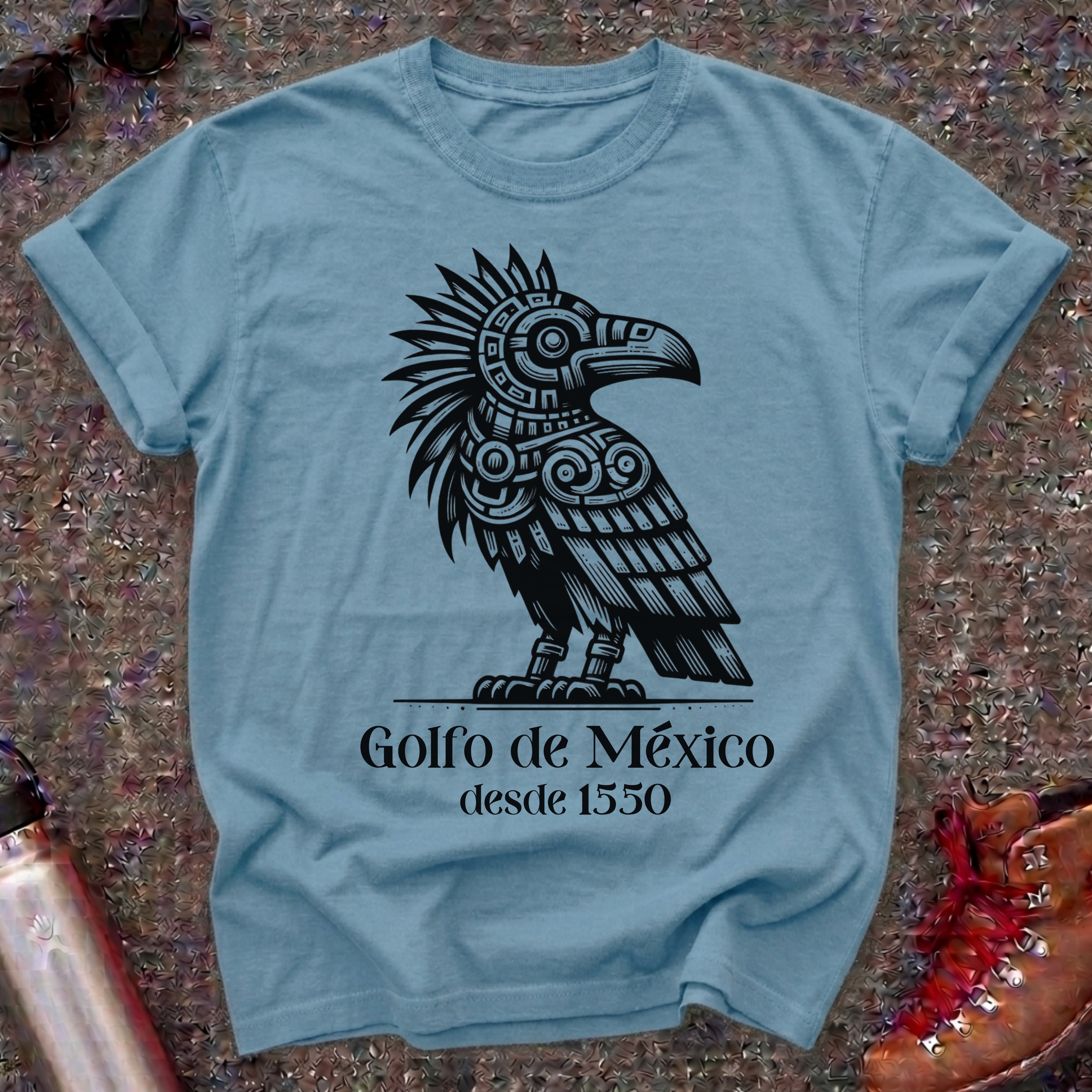 Gulf of Mexico Mayan Crow Shirt