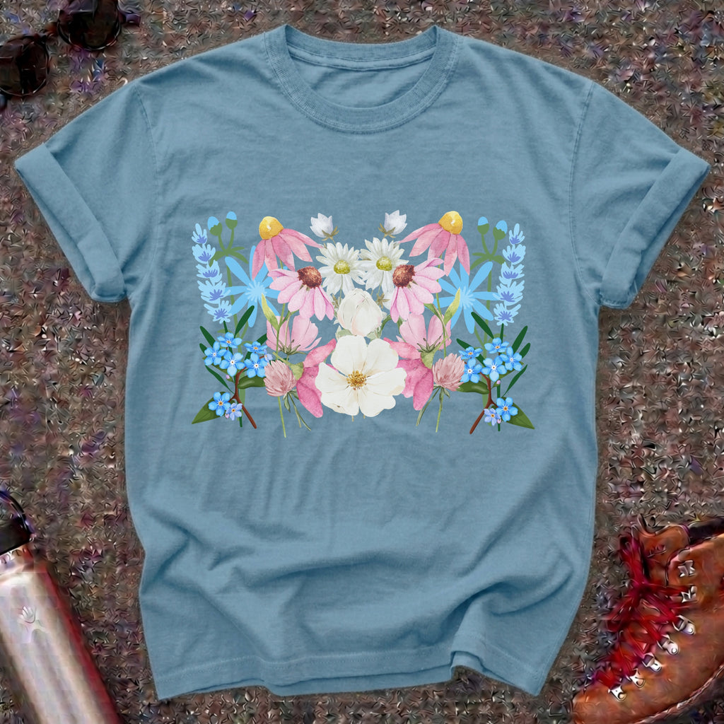 Trans Pride Floral Flag Shirt
