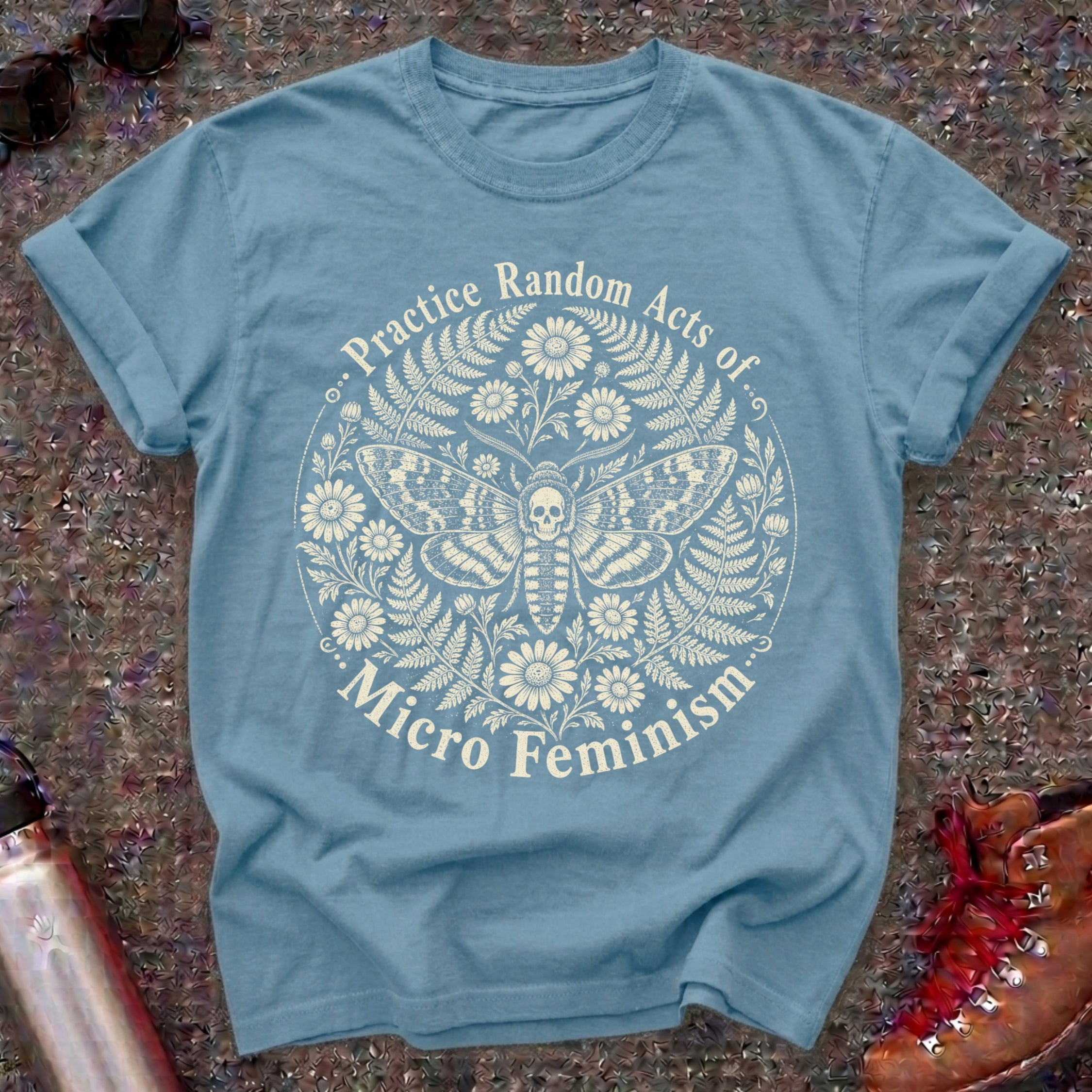 Feminist Death Head Moth Shirt