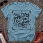 Vintage Apothecary Raise Hell Feminist T Shirt