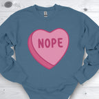 Anti Valentines Day Conversation Heart Sweatshirt