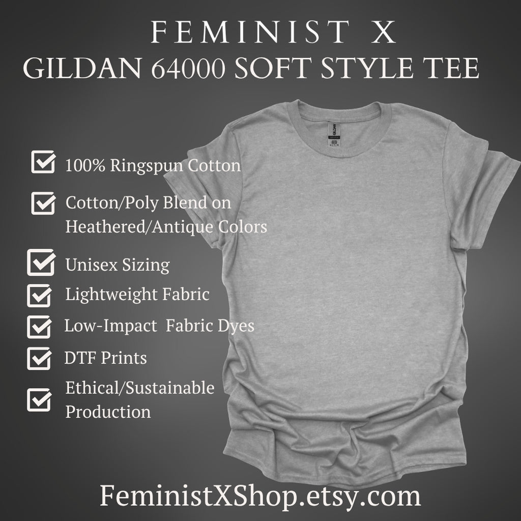 Black Cat Feminist Goth Tee