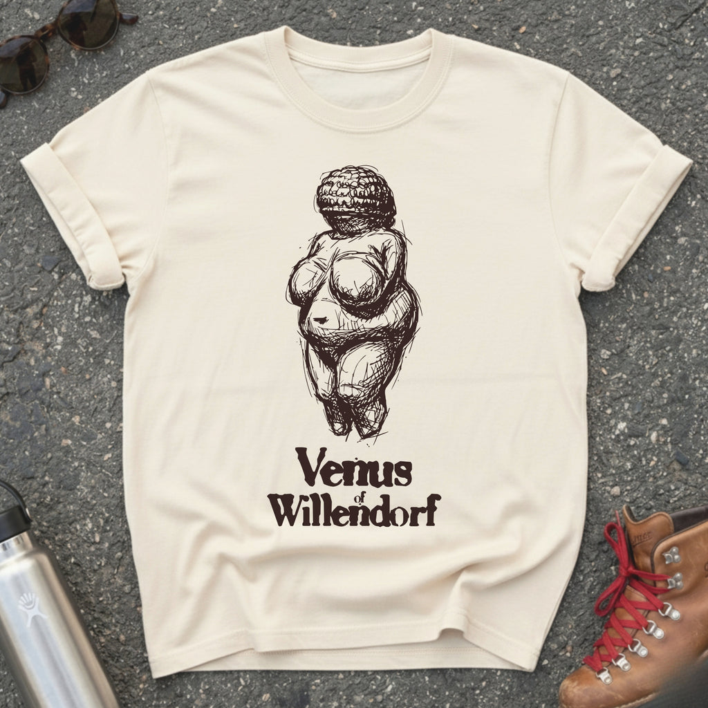 Goddess Statue Venus of Willendorf Shirt