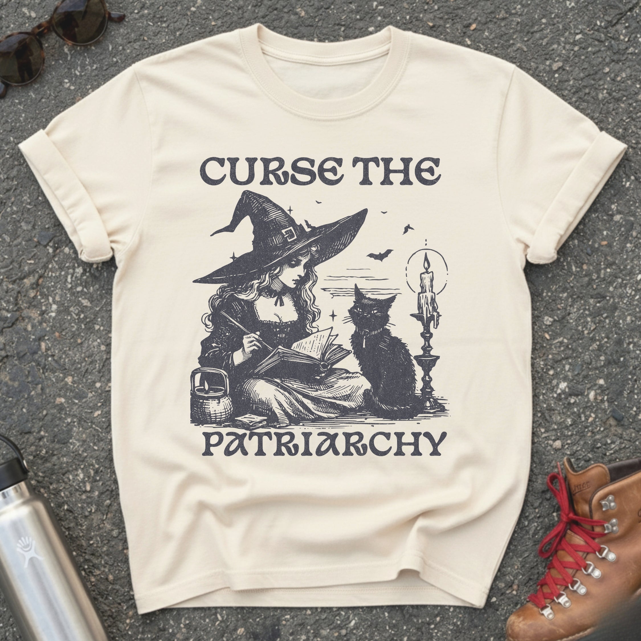 Feminist Witch Halloween Shirt