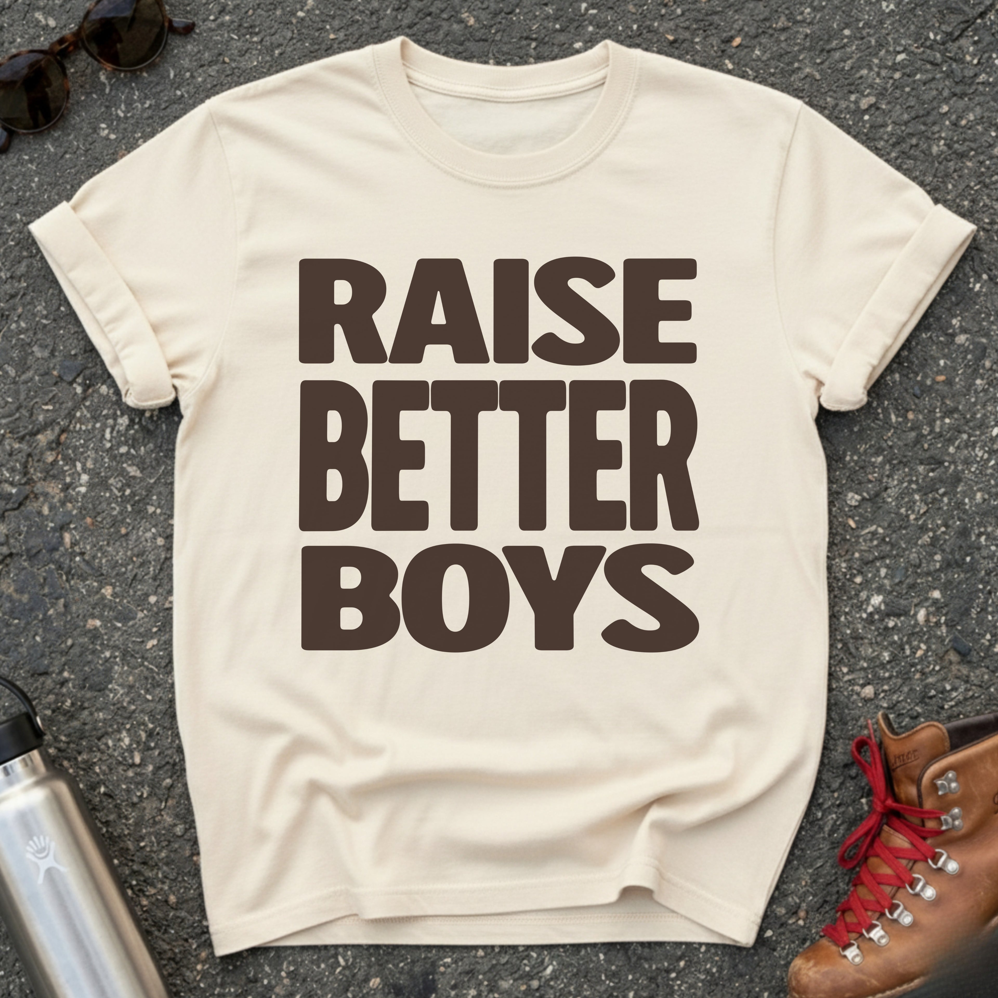 Raise Better Boys Feminist Shirt